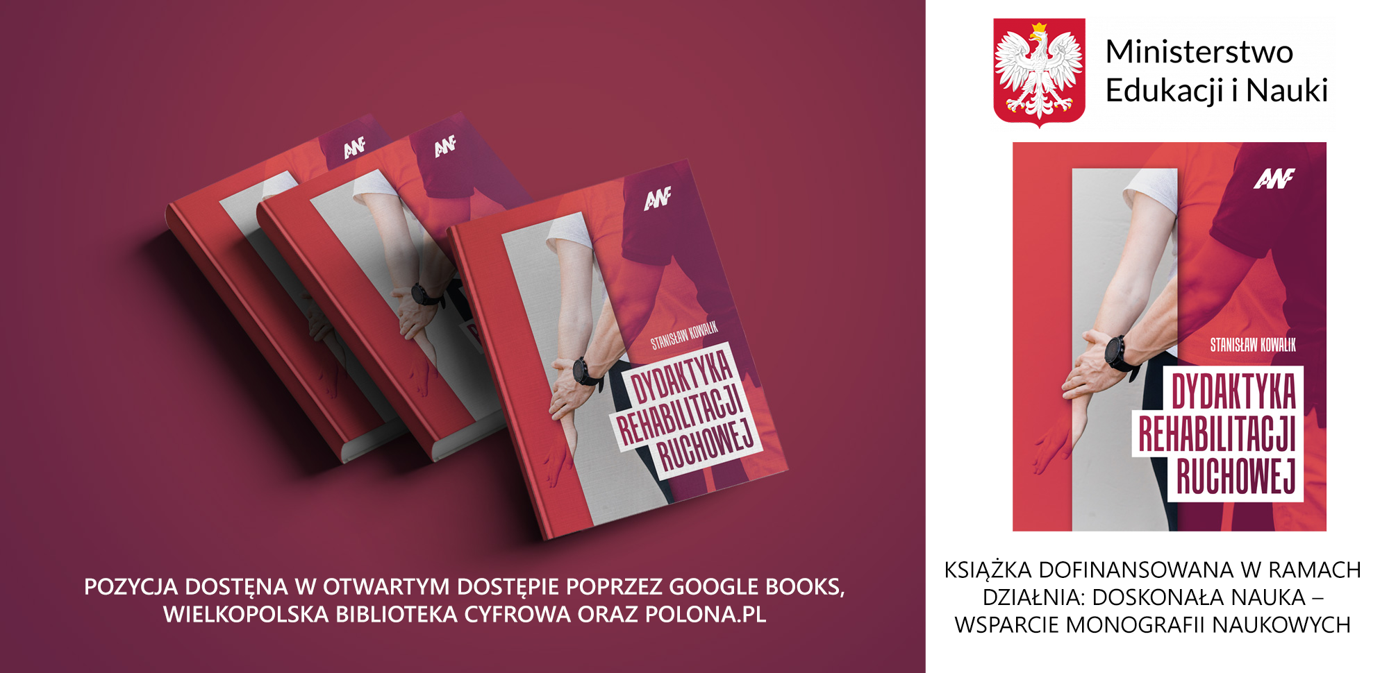 Książka Dydaktyka rehabilitacji, Stanisława Kowalika, dostępna w otwartym dostępie. 